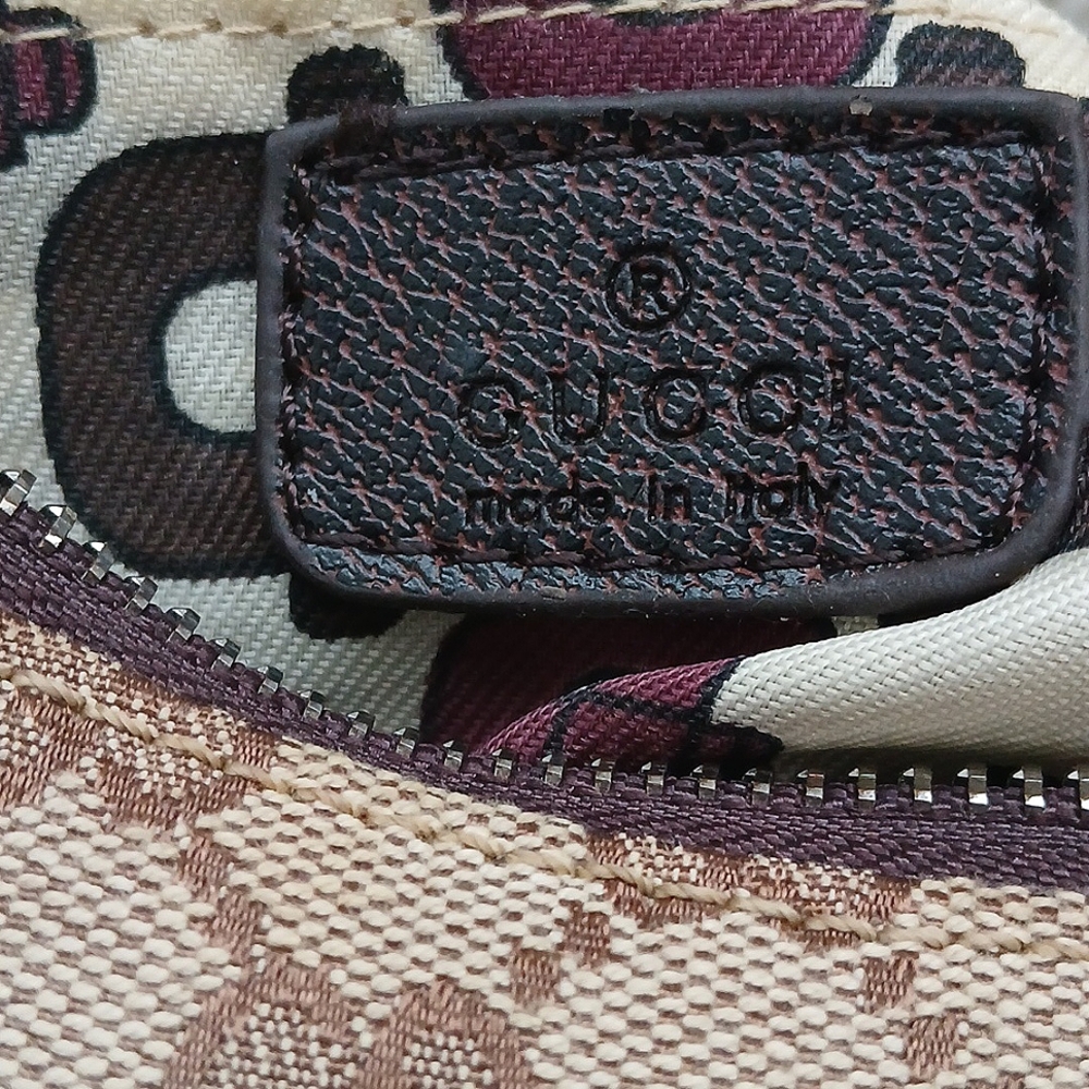 Gucci Beige and Dark Brown Tote Bag - Picture 3 of 7